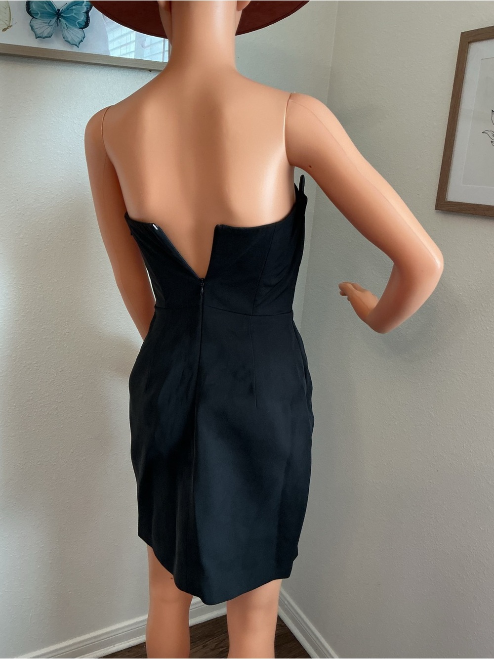 Cameo Black Asymmetrical Mini Dress XS Cocktail Party - Picture 6 of 10